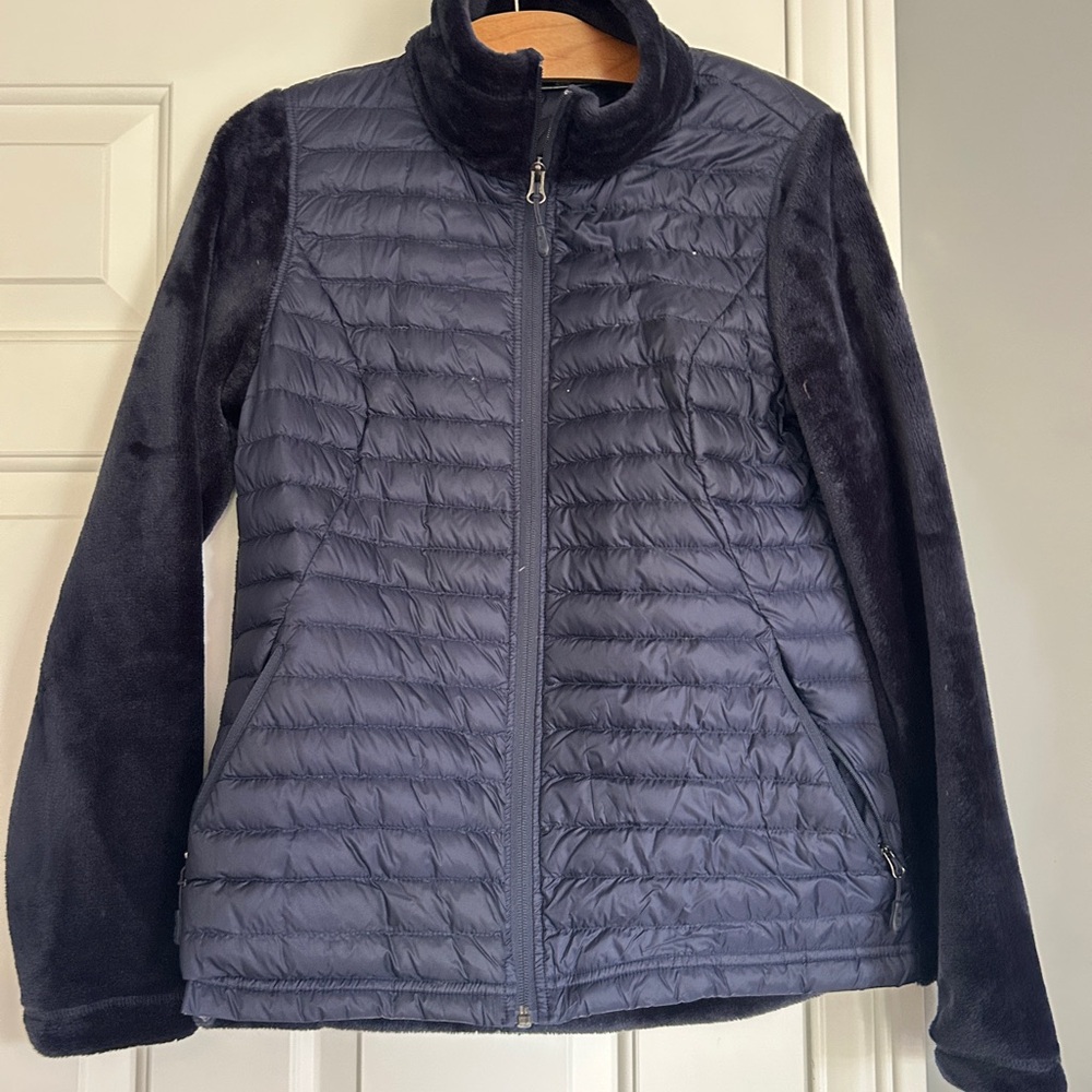 Navy Quilted Jacket